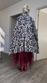 New Jersey viscose A-lijn jurk met zakken  stretch