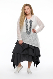 ITALIA MODA  oversized  KANTEN viscose top( veel stretch)/in meerdere kleuren