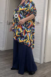 AKH  viscose A-lijn tuniek/top stretch