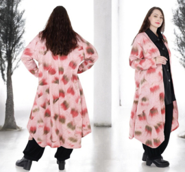 AKH oversized acryl vest/blazer/jas stretch