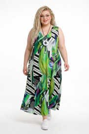 Ophilia viscose A-lijn jurk stretch/stretch