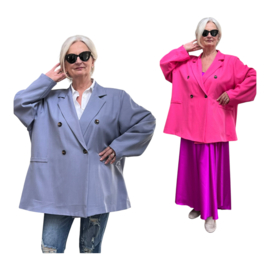 Italia MODA oversized blazer/jas apart /gevoerd/in meerdere kleuren