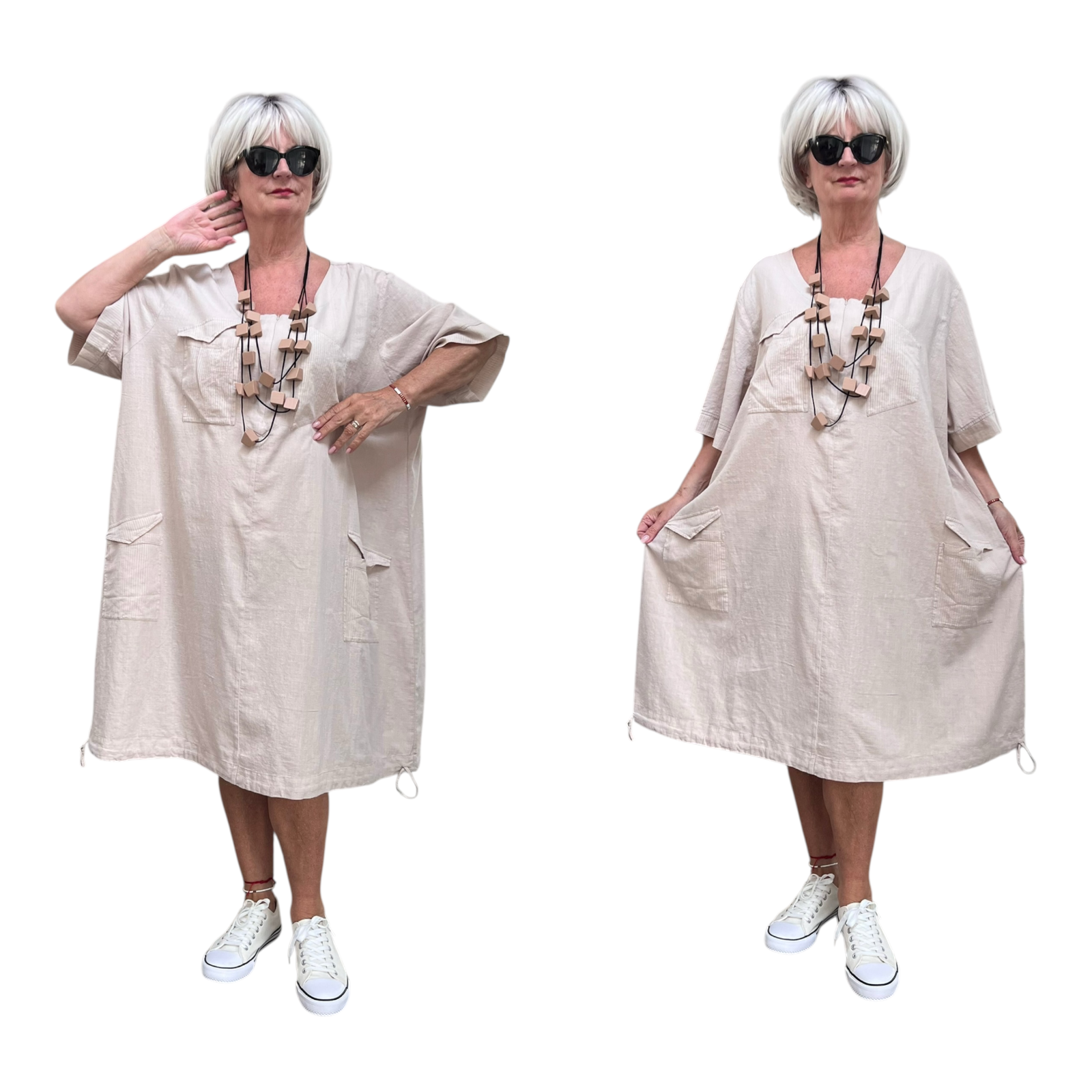 KEKOO design katoen jurk