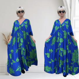 Vincenzo Allocca oversized viscose  BOHO A-lijn jurk apart