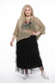 MB katoen/acryl oversized zacht  gebreide top stretch /in meerdere kleuren