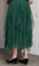 ITALIA MODA oversized tule rok gevoerd