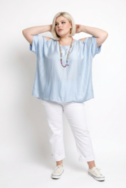 ITALIA oversized viscose blouse/top /in meerdere kleuren