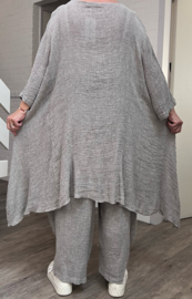 Moonshine linnen A-lijn jurk/tuniek apart stretch