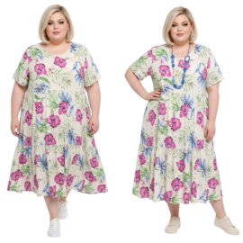 ITALIA MODA viscose A-lijn jurk