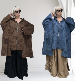 ITALIA MODA oversized katoen fijn corduroy blazer/jas/ apart/in meerdere kleuren