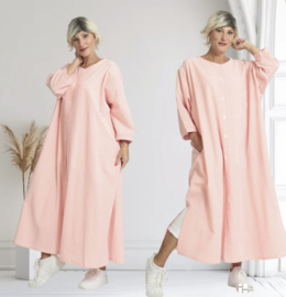AKH oversized katoen A-lijn blazer/zomerjas tuniek apart