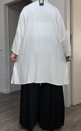 IZZY Style viscose hemd/blouse/tuniek  wit