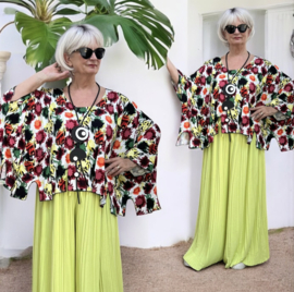 Naveed  oversized viscose jersey top/stretch