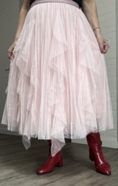 ITALIA MODA oversized tule rok gevoerd