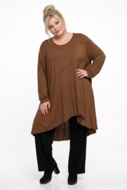 AKH oversized tricot viscose  A-lijn  tuniek/jurk apart stretch