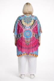 ONE OF A KIND  viscose zomer poncho/tuniek