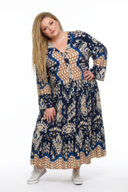 Sissi BOHO oversized A-lijn viscose jurk apart