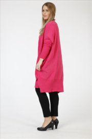 AKH gebreide oversized katoen tuniek apart stretch