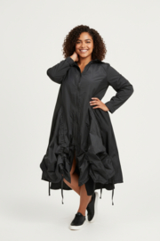 Vincenzo Allocca oversized katoen A-lijn blazer/vest/jas/aparte/stretch