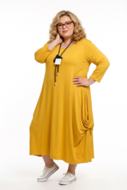 New Jersey viscose ballon jurk stretch