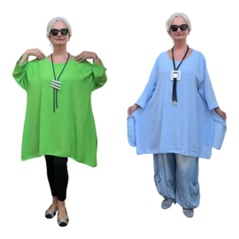 ITALIA MODA viscose tuniek /niet doorschijnend/in meerdere kleuren