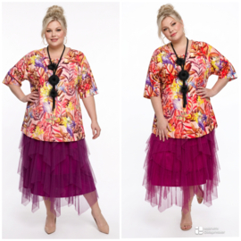 AKH oversized viscose tricot A-lijn tuniek stretch