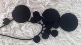 Paris Fashion design jewellery rubber collier