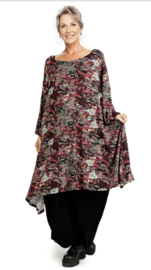 AKH oversized viscose A-lijn tuniek  apart stretch