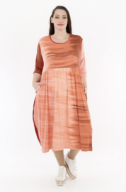 AKH viscose A-lijn jurk met zakken /apart stretch