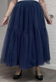 Deep Pink oversized tule rok gevoerd