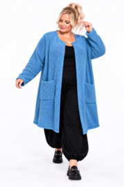 MOONSHINE oversized bouclé  viscose mix vest