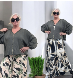Sweet Lover oversized fijne joggingstof vest  stretch/in meerdere kleuren