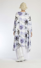 AKH oversized viscose A-lijn tuniek met zakken apart stretch