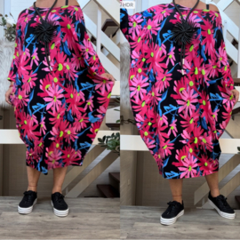 SASHA FERRANO oversized viscose jurk/tuniek / stretch
