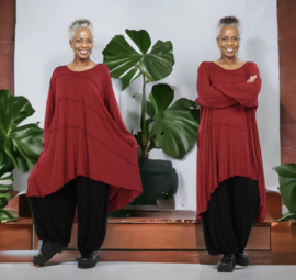 AKH oversized viscose A-lijn tuniek  apart stretch