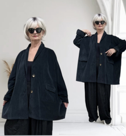 Sissi  MODA oversized katoen fijn corduroy blazer apart/in meerdere kleuren