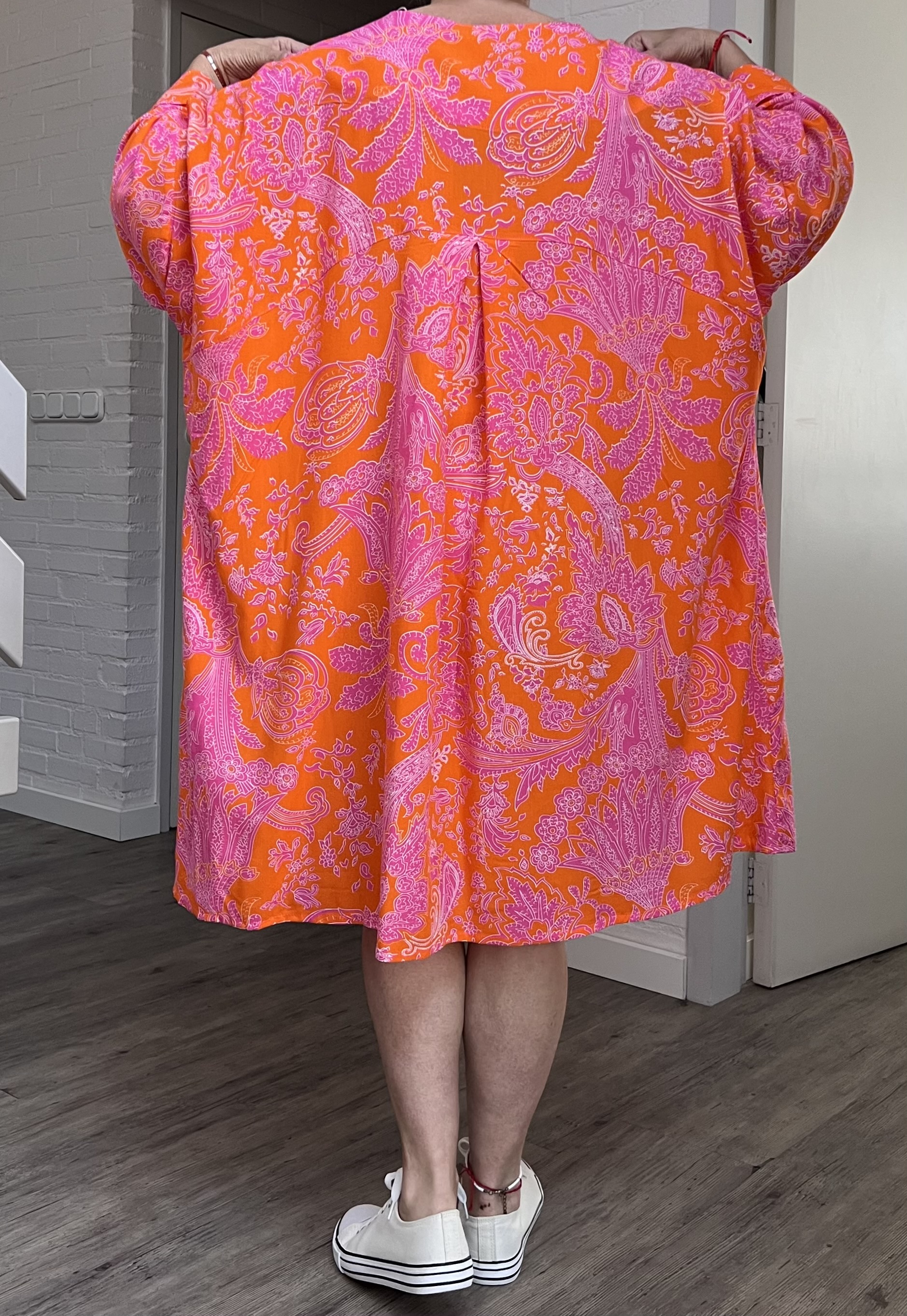 Vincenzo Allocca oversized viscose jurk/tuniek