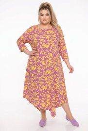 AKH oversized viscose A-lijn zomerjurk /apart