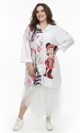 ITALIA oversized viscose blouse/hemd