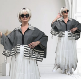 Vincenzo Allocca oversized katoen blazer/vest apart