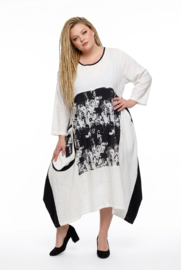 Zedd Plus viscose  A-lijn jurk