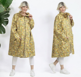 AKH oversized viscose/katoen zomerjas/blazer met ritssluiting / apart /stretch