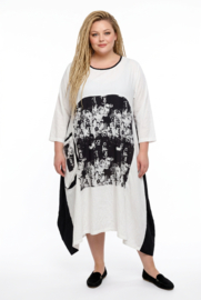 Zedd Plus viscose  A-lijn jurk