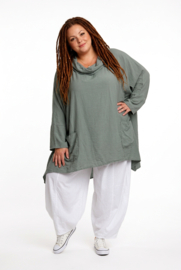 ITALIA MODA viscose tuniek met capuchon /in meerdere kleuren