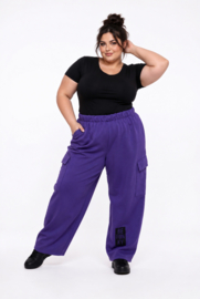 ITALIA MODA viscose mix wijde broek apart/stretch