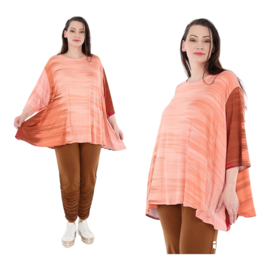 AKH oversized viscose A-lijn tuniek  apart stretch