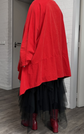 ITALIA MODA fijn corduroy katoen A-lijn tuniek met ketting /in meerdere kleuren