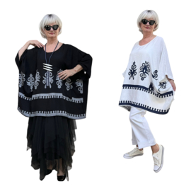 Les Freres viscose tuniek/in meerdere kleuren