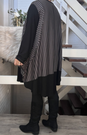 R.A.F.A.Y viscose A-lijn tuniek met zakken /stretch/in meerdere kleuren