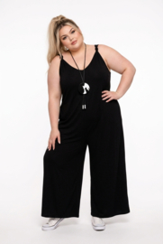 ITALIA MODA viscise jumpsuit zwart